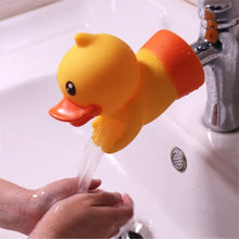 Load image into Gallery viewer, kids water tap Faucet Extender Water Saving Cartoon silicone Faucet Extension Tool Help Children Washing hand water tap extender