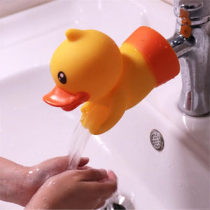 kids water tap Faucet Extender Water Saving Cartoon silicone Faucet Extension Tool Help Children Washing hand water tap extender