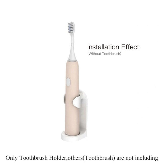 1Pcs Fashion Creative Traceless Stand Rack Toothbrush Organizer Electric Toothbrush Wall-Mounted Holder Space Saving