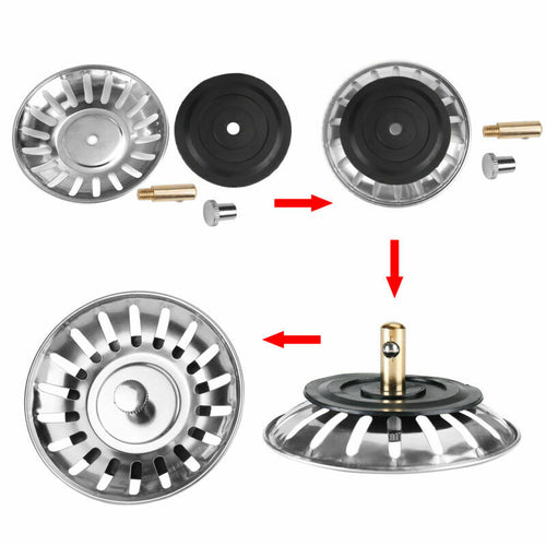 Drain Hair Catcher Stopper Laundry Bathtub Shower Drain Hole Filter Trap Cocina Sink Strainer Bathroom Kitchen Accessories