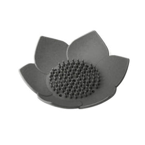 1 pcs Soap Dish Draining Soap box  Plate Lotus Shape Silicone Box Holder Portable Soap Dishes anti-skid soap tray drain soap box